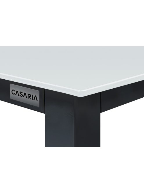Casaria Bern alumínium étkező szett 6 személyes fekete/antracit tejüveg asztallap 993525