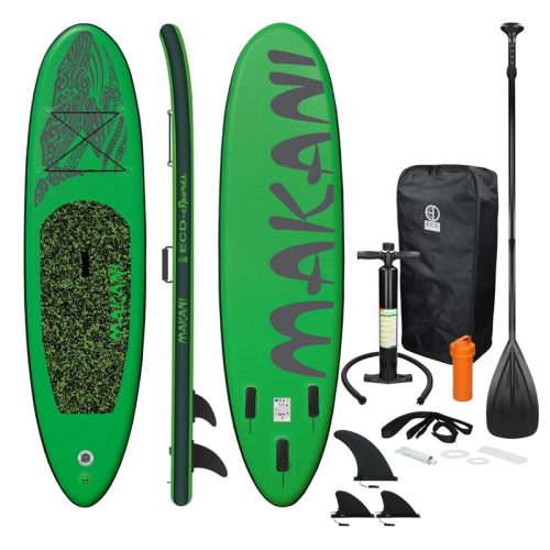 Makani felfújható SUP lapáttal zöld 320x82x15 cm 322008738