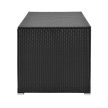 Ikaria XL polyrattan kerti tároló láda fekete 950 l 145x80x83 cm 200201