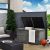 Ikaria XL polyrattan kerti tároló láda szürke 950 l 145x80x83 cm 200202