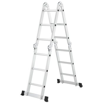  Multifunkciós alumínium létra 3,6 m 2x6 fok variálható 21034