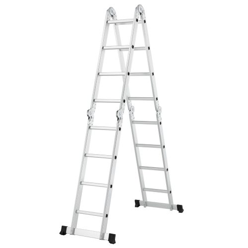 Multifunkciós alumínium létra 4,7 m 2x8 fok variálható 21035