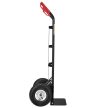 Basic fekete molnárkocsi felfújható gumikerékkel max 100 kg 21065