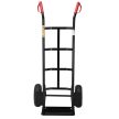 Basic fekete molnárkocsi felfújható gumikerékkel max 100 kg 21065