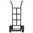 Basic fekete molnárkocsi felfújható gumikerékkel max 100 kg 21065