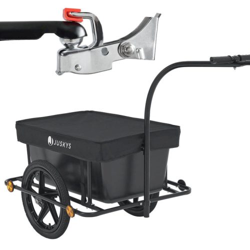 Kerékpár utánfutó szállító kocsi 90 liter 16" kerékkel 21074