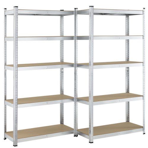 Basic nagy teherbírású polcrendszer fém polc tároló 180x90x40 cm 21096