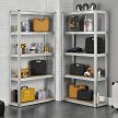 Basic nagy teherbírású polcrendszer fém polc tároló 180x90x40 cm 21096