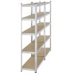 Basic nagy teherbírású polcrendszer fém polc tároló 180x90x40 cm 21096