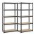 Basic nagy teherbírású polcrendszer fém polc tároló szürke180x90x40 cm 2 db-os szett 21151