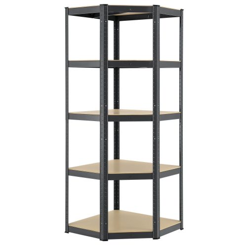 Basic sarok tároló állvány műhelypolc 180x70 cm szürke 21152