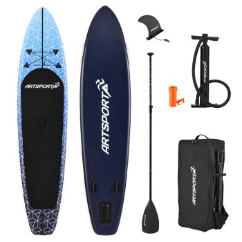   ArtSport Deep Ocean felfújható szörfdeszka Stand Up Paddle SUP szett (lapát+pumpa+hordtáska) 24432