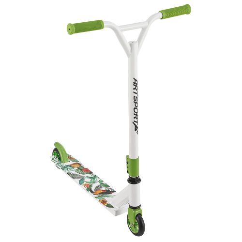 Trick roller 360°-os kormányzással Hawaiana fehér-zöld 24634