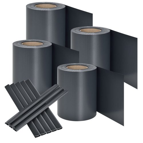 PVC belátásgátló szalag antracit 4 tekercs 4x35 m 25435