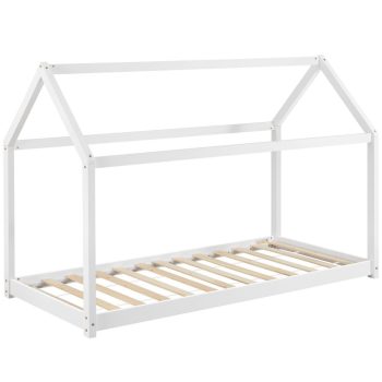   Carlotta gyerekágy rácsos kerettel és tetővel fehér matrac nélkül 90x200 cm 28471