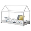 Carlotta gyerekágy rácsos kerettel és tetővel fehér matrac nélkül 90x200 cm 28471