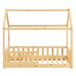 Marli gyerekágy leesésgátlóval matrac nélkül 80x160 cm natúr 28482