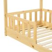 Marli gyerekágy leesésgátlóval matrac nélkül 80x160 cm natúr 28482