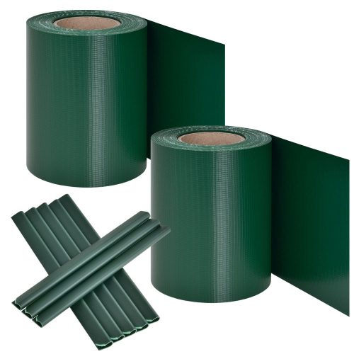 PVC belátásgátló szalag zöld 2 tekercs 2x35 m