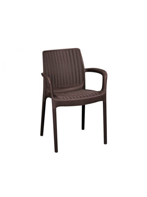 Curver Bali mono kerti szék, whiskey barna színben 230670