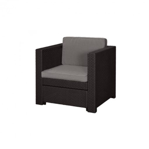 Provence Armchair műrattan kerti fotel barna 234190