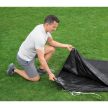 BESTWAY Fedett medencetakaró 305 cm-es keretes medencéhez fekete 58036