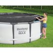 BESTWAY Fedett medencetakaró 305 cm-es keretes medencéhez fekete 58036