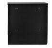 Malatec Fekete postaláda újságtartóval 34x30,7x10 cm 6244