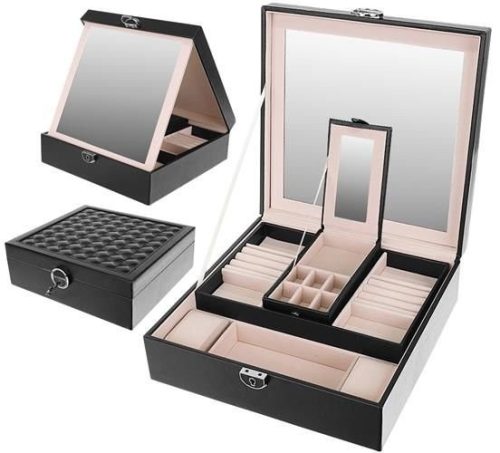 Beautylushh Ékszertartó doboz fekete 8896