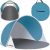 Trizand Pop-up Strandsátor 145x100x70cm - türkiz - fehér 10179