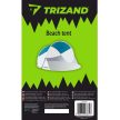 Trizand Strandsátor 220x120x90 cm türkiz - szürke 10182
