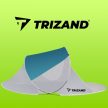 Trizand Strandsátor 220x120x90 cm türkiz - szürke 10182