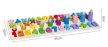 Kruzzel fából készült készségfejlesztő puzzle angol ábécé és számok 10979