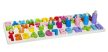 Kruzzel fából készült készségfejlesztő puzzle angol ábécé és számok 10979