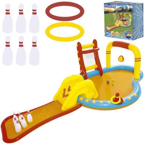 BESTWAY Felfújható játszótér 435x213x117 cm 53068