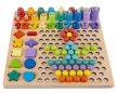 Fából készült puzzle - gyöngyök DU17252
