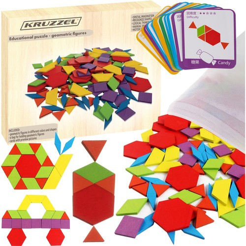 Kruzzel Oktatási kirakó - geometriai formák 17253