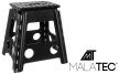 Malatec Összecsukható szék fekete-fehér 39 cm 18595
