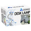 Izoxis Asztali Led lámpa klipszel fehér 19455