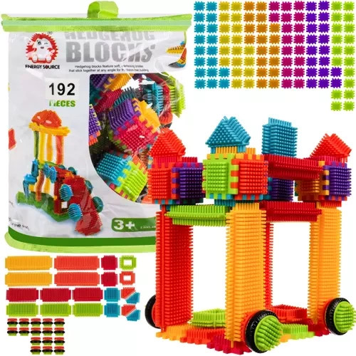 Kruzzel Építőkockák - tüskés 192 db-os készlet 20376