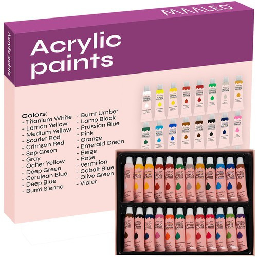 Maaleo Akrilfestékek 24 db - 12 ml. 20363