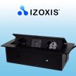 Izoxis USB aljzat az asztallapba rejthető dupla 21446