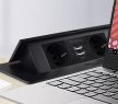 Izoxis USB aljzat az asztallapba rejthető dupla 21446