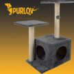 Purlov Macskabútor kaparófa 71cm szürke 21712