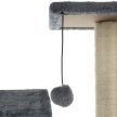 Purlov Macskabútor kaparófa 71cm szürke 21712