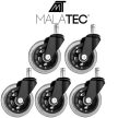 Malatec Irodaszék kerekek 5 db-os készlet 22077