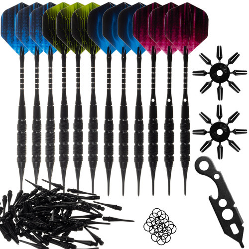 Trizand Darts készlet 12 db + kiegészítők 21629