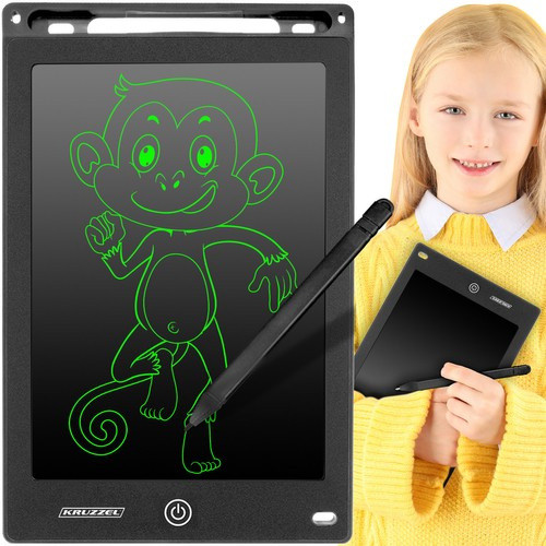 KRUZZEL 8,5"-os rajztábla, fekete 22454
