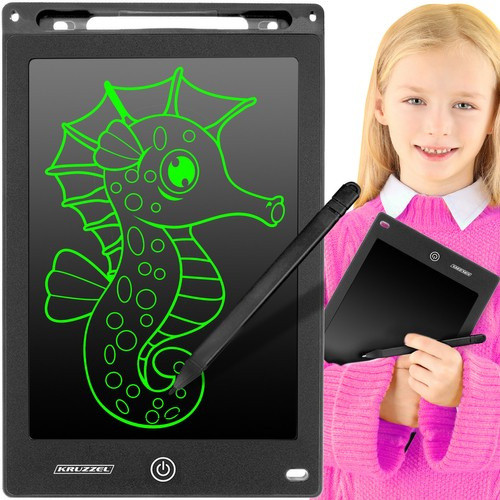 KRUZZEL Rajztábla 10" fekete XL 22455