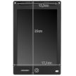 KRUZZEL Rajztábla 10" fekete XL 22455
